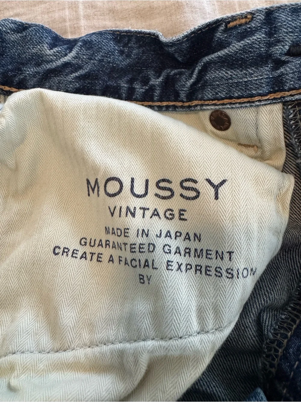 Mousse Vintage Distressed Denim Shorts